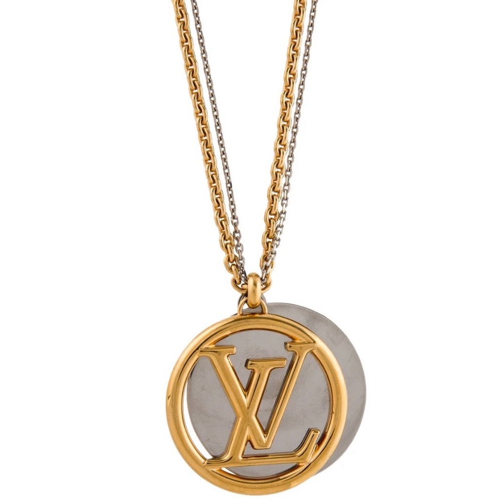 AUTHENTIC Louis Vuitton Collier Louise Pendant Necklace